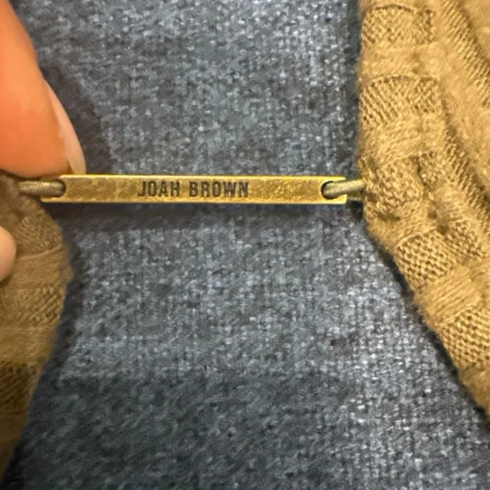 Joah Brown Khaki Ribbed Halter Top - Picture 10 of 12